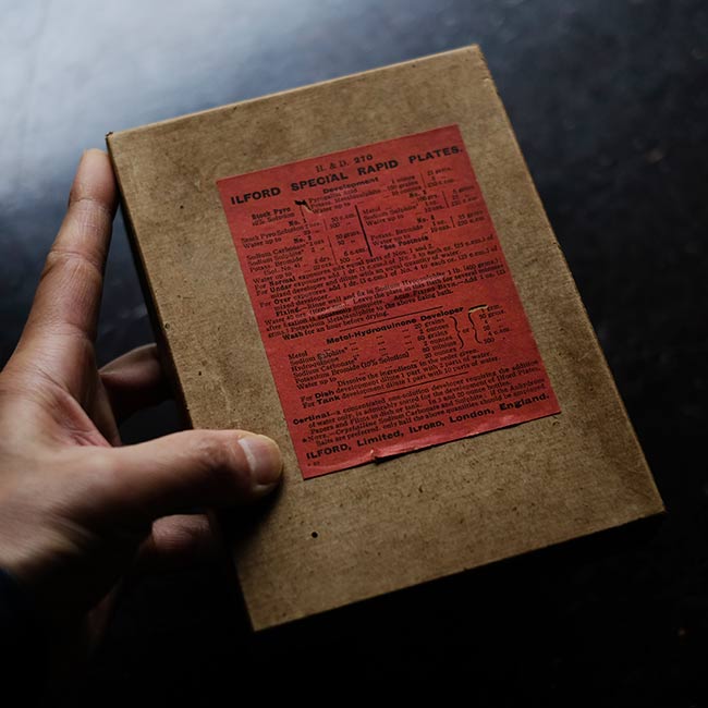 ILFORD SPECIAL RAPID PLATES ガラス乾板