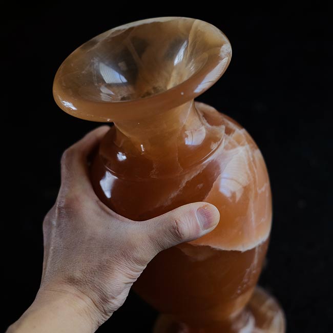 大理石のフラワーベース