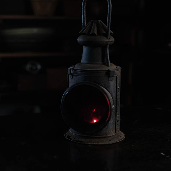 Railway signal lights