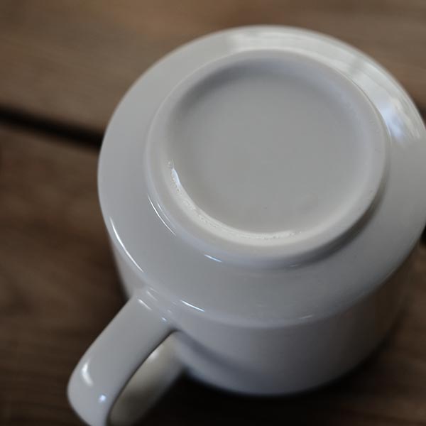茶色いラインのマグカップ(デッドストック)幅広