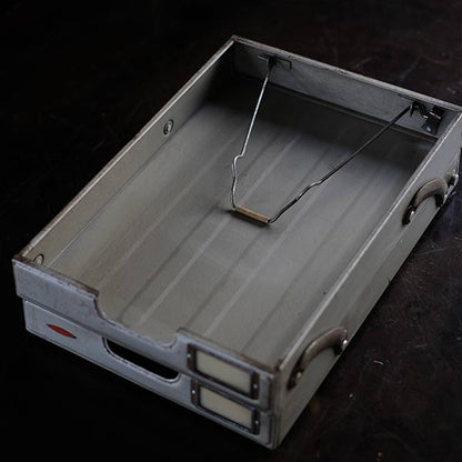 Extendable two-tier file tray