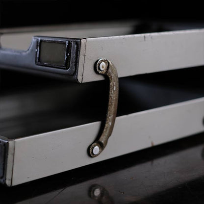 Extendable two-tier file tray
