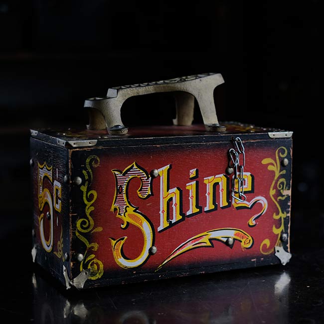 5cent SHOE SHINE BOX