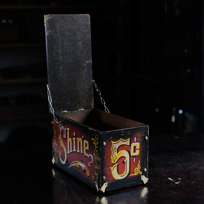 5cent SHOE SHINE BOX