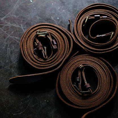 Leather belts (set of 6)