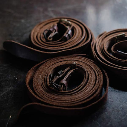 Leather belts (set of 6)