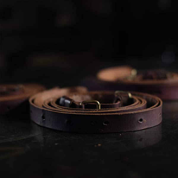 Leather belts (set of 6)
