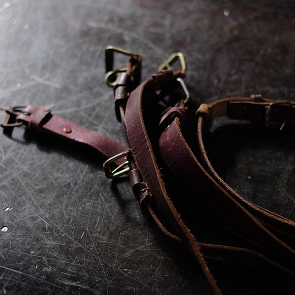 Leather belts (set of 6)