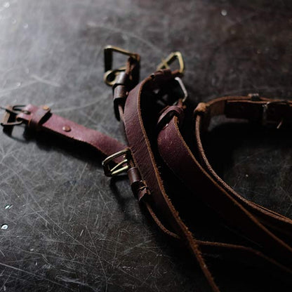 Leather belts (set of 6)