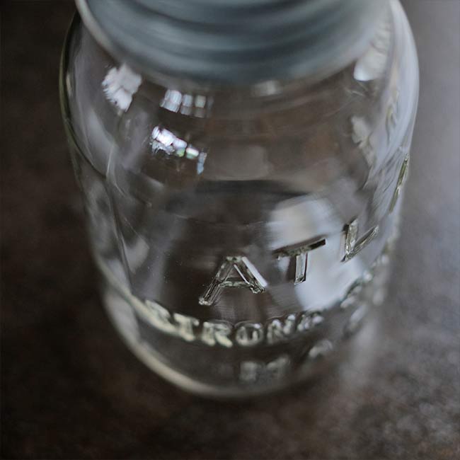 Atlas Strong Shoulder Mason Jar 32oz 1930～1940年代