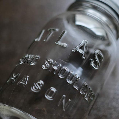 Atlas Strong Shoulder Mason Jar 32oz 1930～1940年代