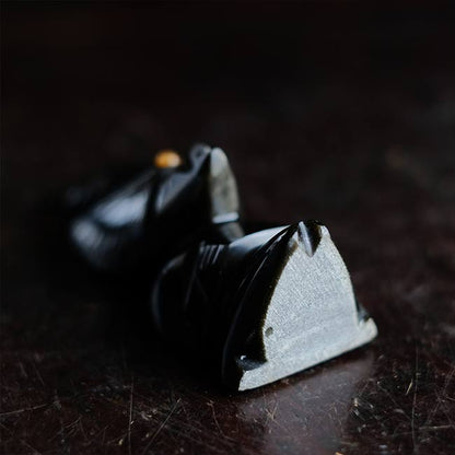 Aztec Obsidian Statue