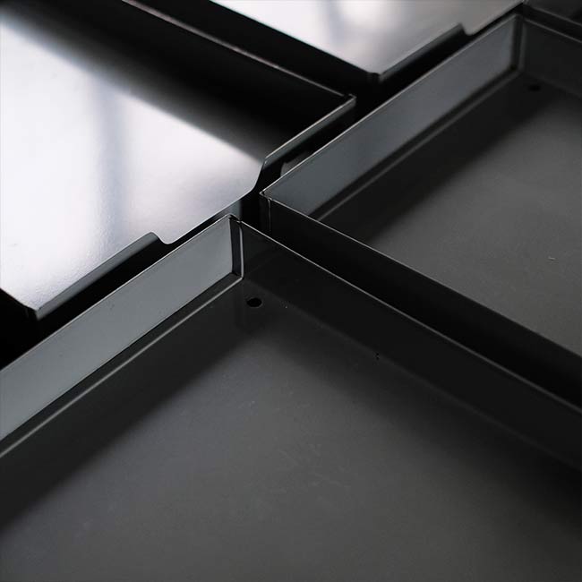 Steel shutter door drawer (A4, 5 drawers)