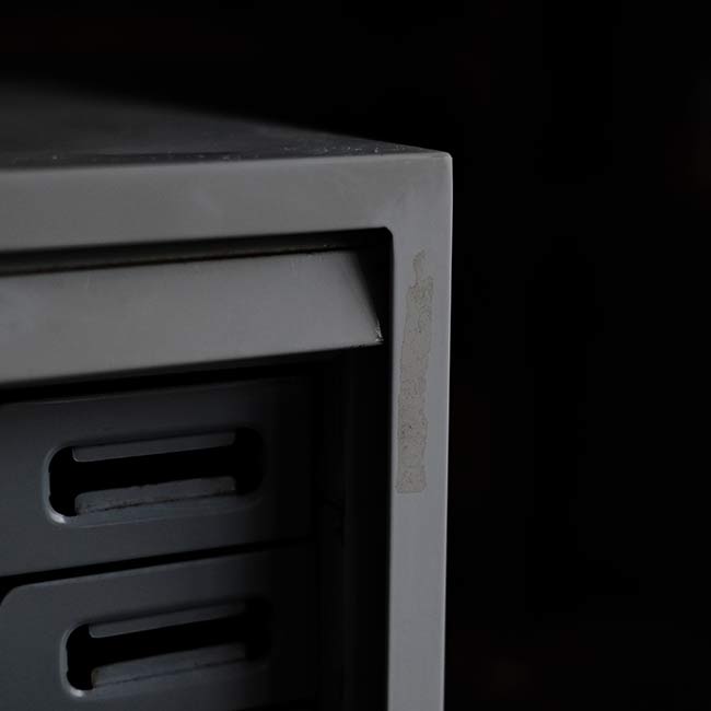 Steel shutter door drawer (A4, 5 drawers)