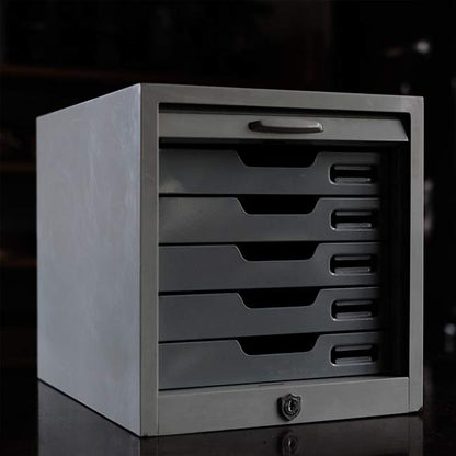 Steel shutter door drawer (A4, 5 drawers)