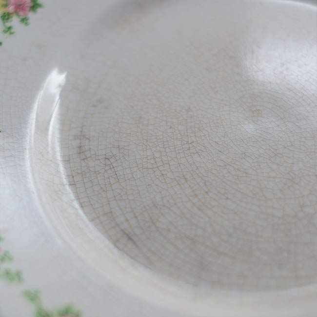 BEST IRONSTONE（日本硬質陶器）デザート皿 φ21cm