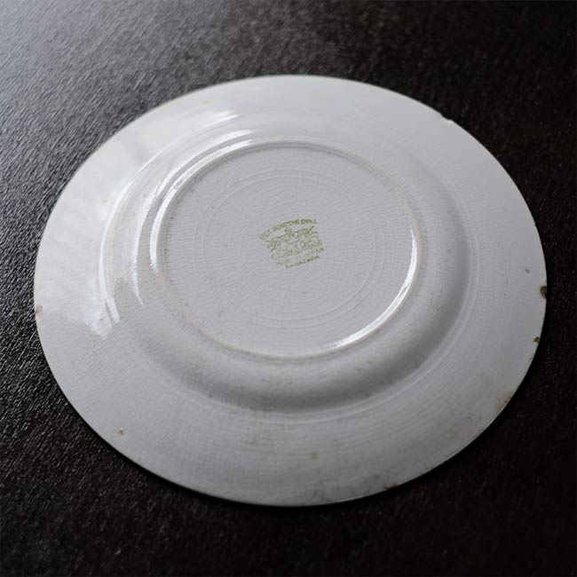 BEST IRONSTONE（日本硬質陶器）デザート皿 φ21cm