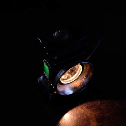 Illumination using bicycle lights