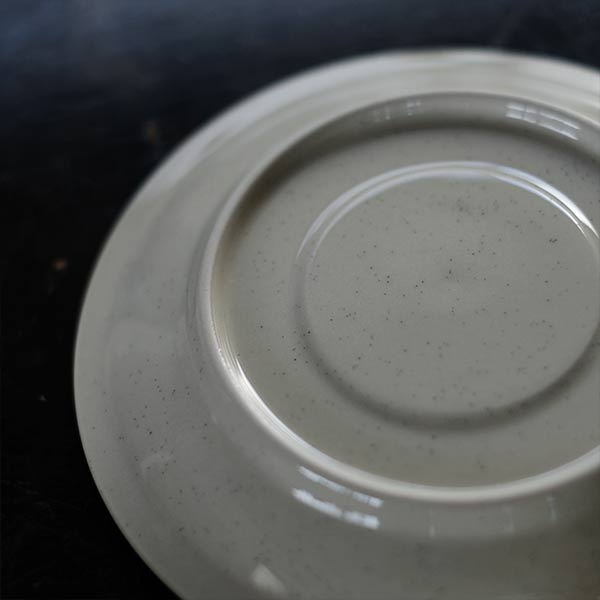 Stoneware cup and saucer
