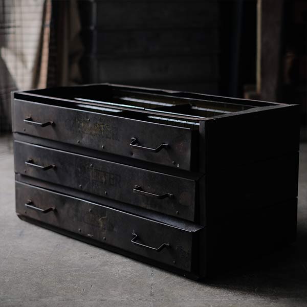 CARTER CARBURETOR parts cabinet