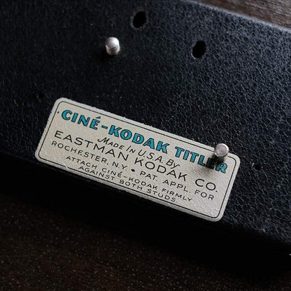 Cine Kodak Titler タイトル撮影スタンド