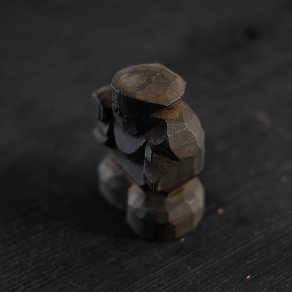 Wooden carving of Daikoku