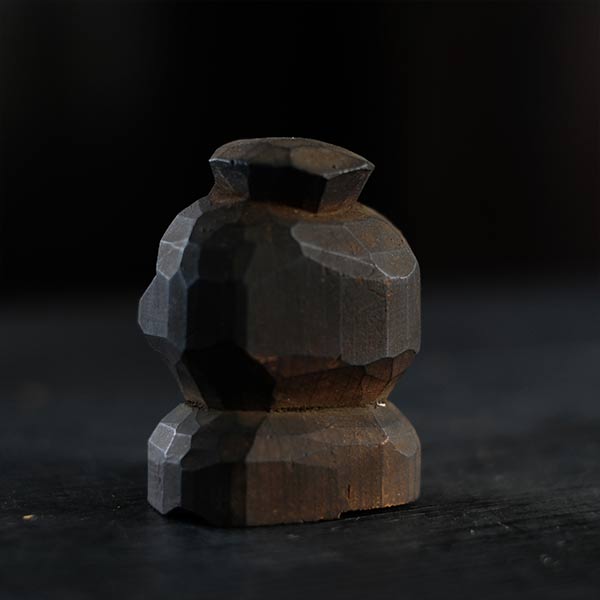 Wooden carving of Daikoku
