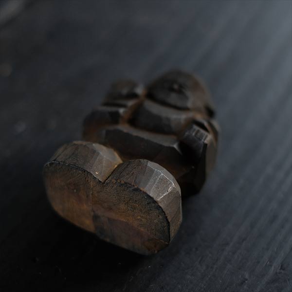 Wooden carving of Daikoku