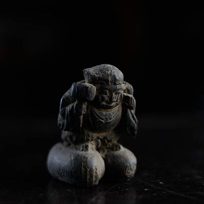 Wooden carving of Daikoku