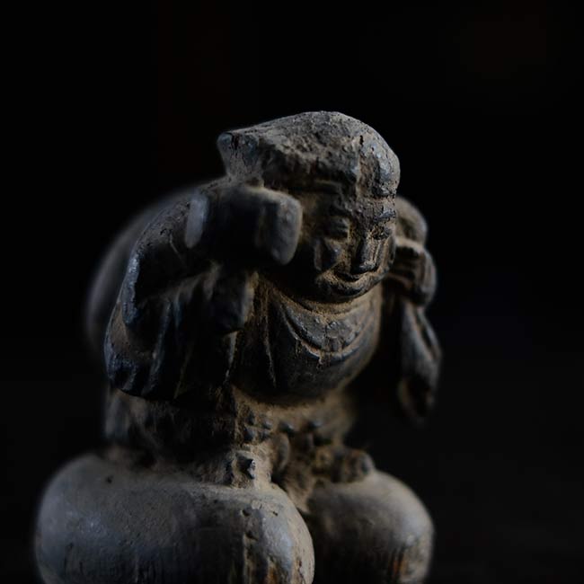 Wooden carving of Daikoku