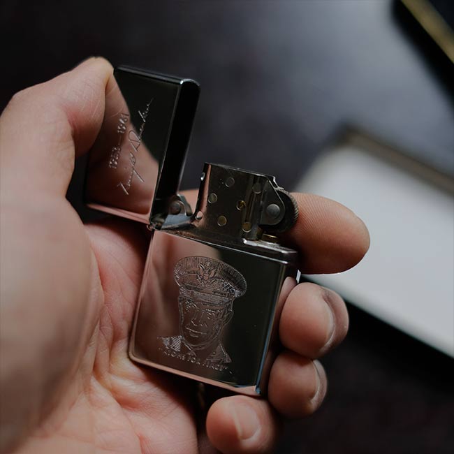 「Dwight D. Eisenhower」ZIPPO ライター