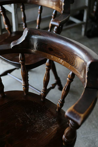 ETHAN ALLEN 肘掛け付きパブチェア