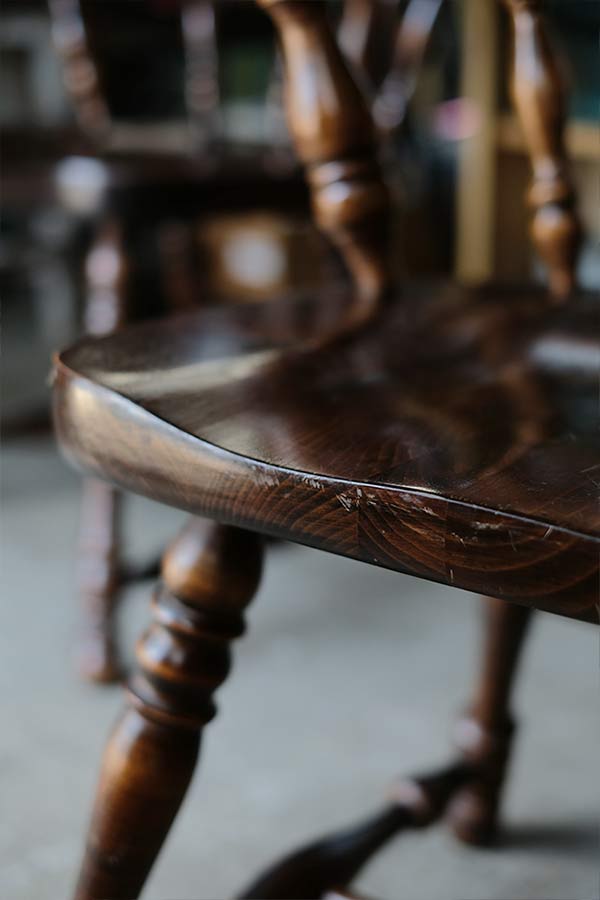 ETHAN ALLEN 肘掛け付きパブチェア