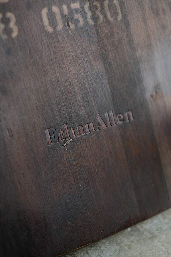 ETHAN ALLEN 肘掛け付きパブチェア