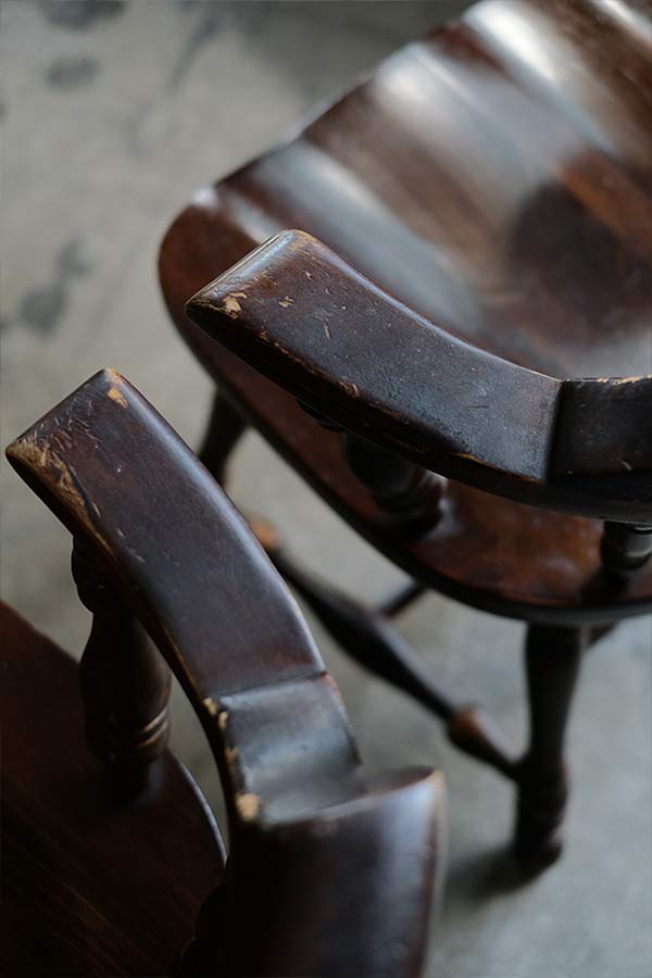 ETHAN ALLEN 肘掛け付きパブチェア