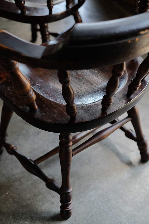 ETHAN ALLEN 肘掛け付きパブチェア