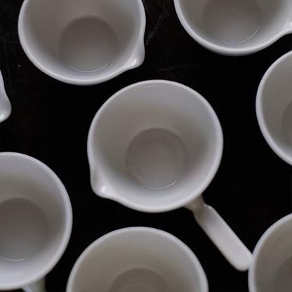 Evaporating dish with handle