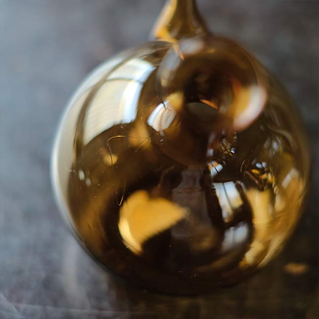 Amber eyewash bottle
