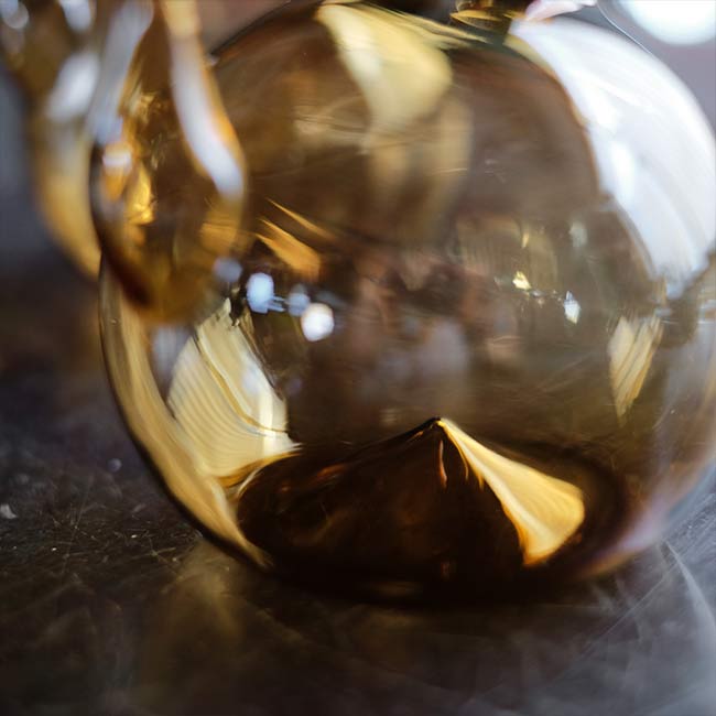 Amber eyewash bottle