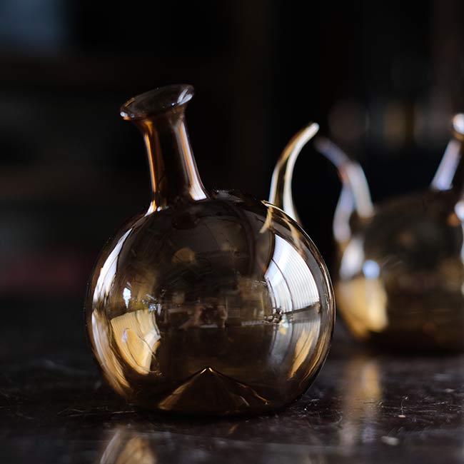 Amber eyewash bottle