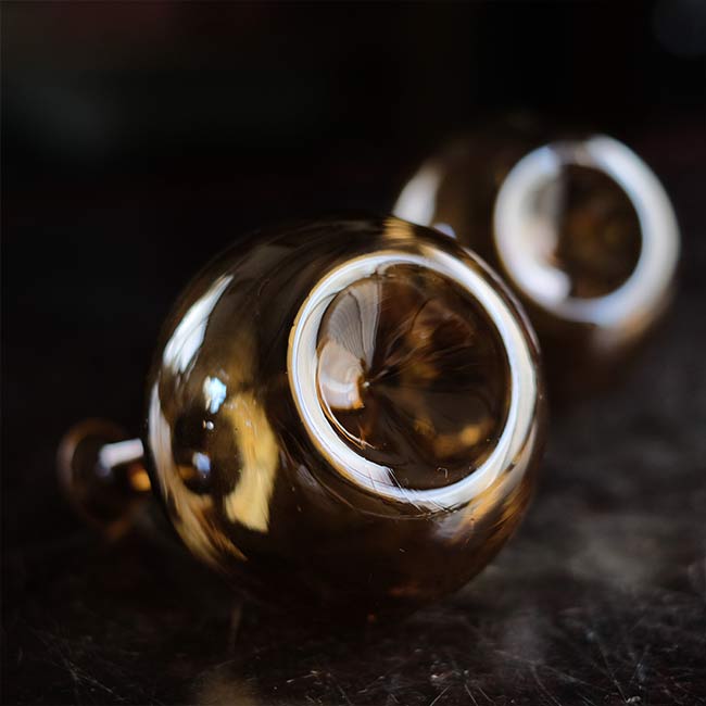 Amber eyewash bottle