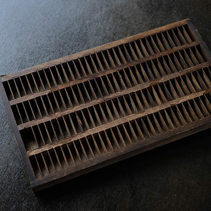 活版印刷のプリンタートレイ