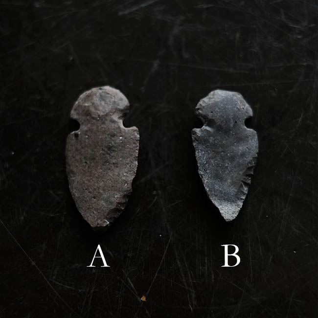 Stone arrowhead (arrowhead, arrowhead)