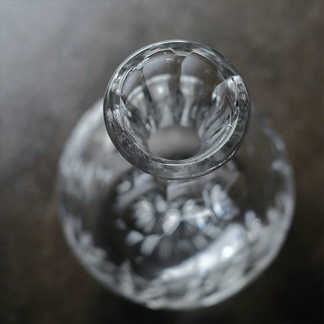 カットガラス デキャンタ