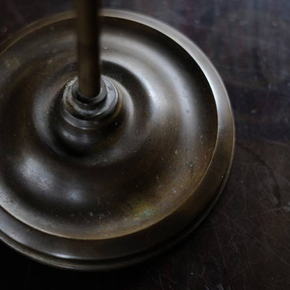 French brass standing lamp
