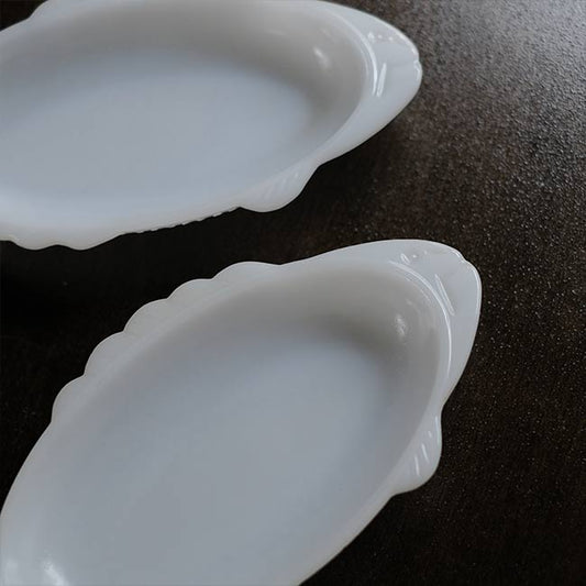 GLASBAKE フィッシュプラッター 2枚セット