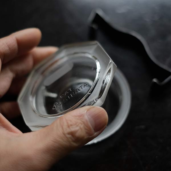 Thin glass container (standard unit)