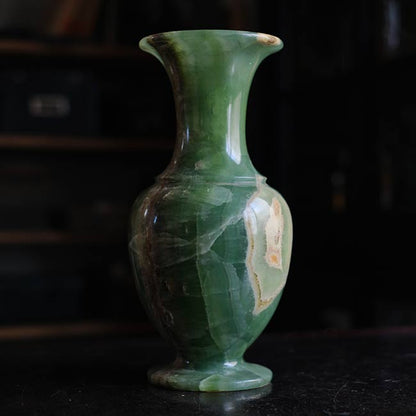 Marble flower vase