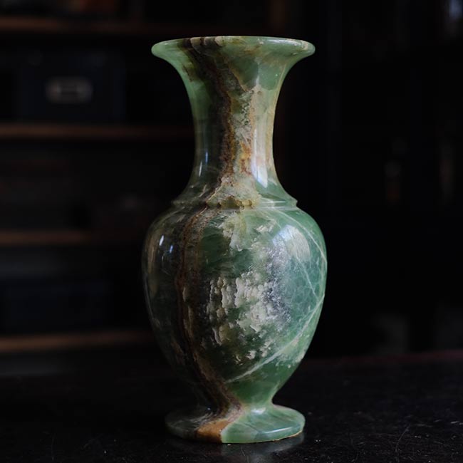 Marble flower vase