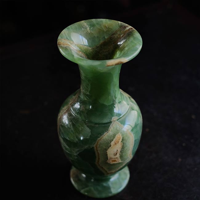 Marble flower vase